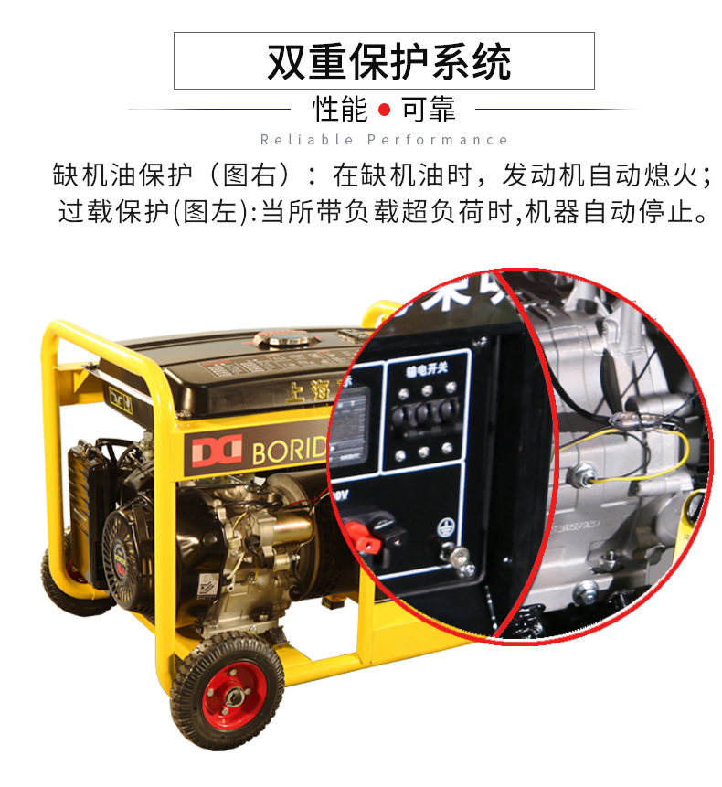 BR系列單三相7kw汽油發(fā)電機(jī)特點 BR系列單三相7kw汽油發(fā)電機(jī)特點
